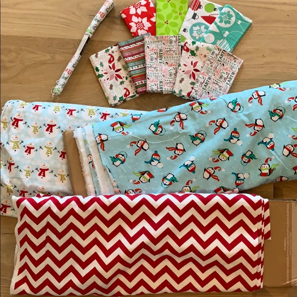 Christmas fabric bundle